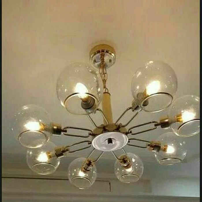 Creative personality postmodern simplicity pendant light Nordic living room restaurant bedroom bubble ball led lamp | Лампы и