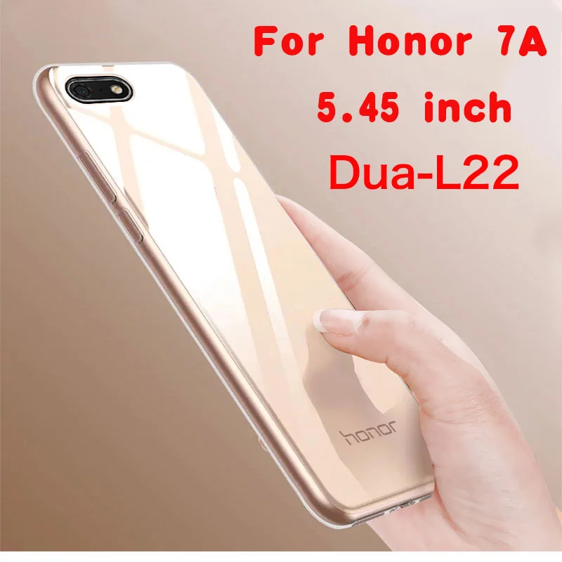 Для Huawei Honor 7A Мягкий чехол из ТПУ на y5 2018 Dua L22 тонкий прозрачный Капа 5 45