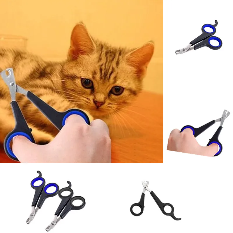 Маленькие кошки собака ножницы кошка, щенок, домашний питомец кусачки для ног Уход когтерезка триммер