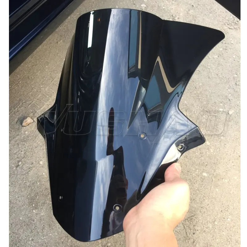 Мотоцикл Double Bubble лобового ветер Экран для 2011 2012 2013 Kawasaki Ninja ZX10R ZX-10R ZX 10R черный