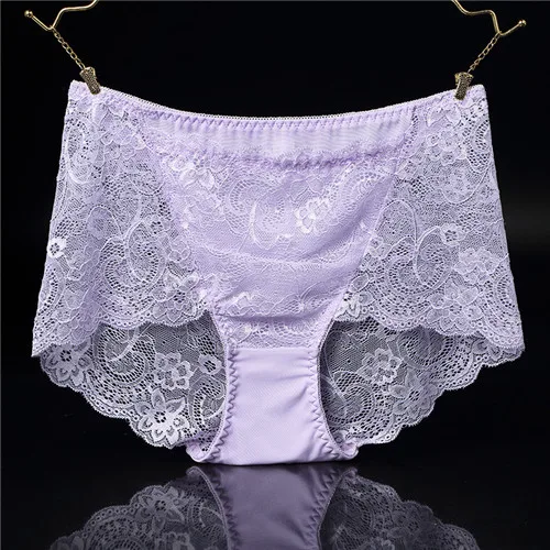 Pink Purple Нижнее белье, женские сексуальные трусики, женское нижнее белье, кружевные трусики, женские бесшовные трусики, нижнее белье для женщин - Цвет: Pink Purple