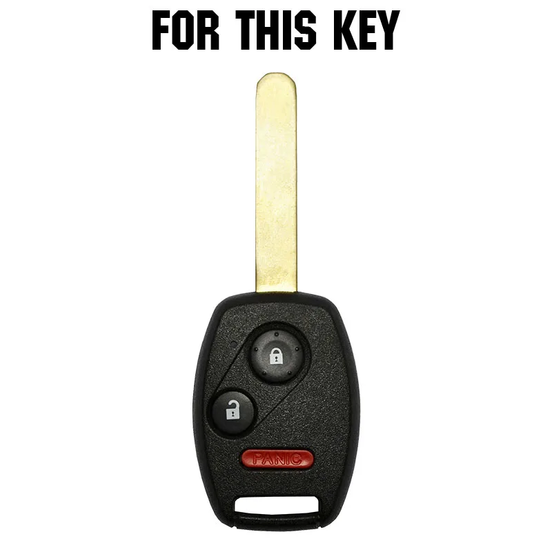 

AX For Honda Accord Crosstour Civic Odyssey CRV CRZ Insight Pilot Silicone Remote Key Case Fob Shell Cover Skin 2 1 Button