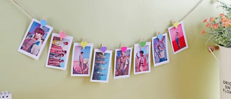 [MYKPOP] карта подключения LOMO MONSTA X 20 шт./компл. с клипсами коллекцией любителей KPOP