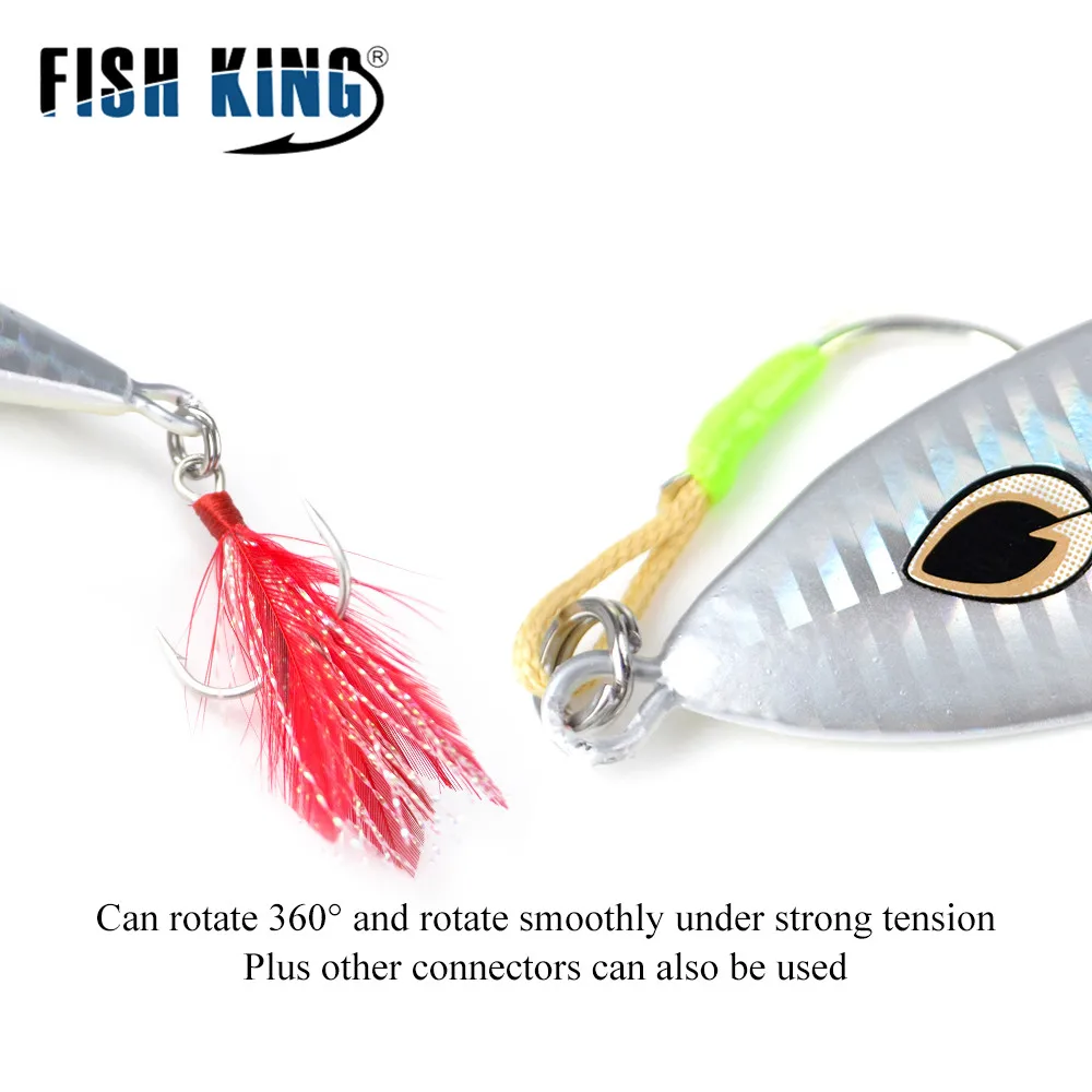 FISH KING 1 упаковка, нержавеющая сталь, рыболовное кольцо, Разъемный зажим, шарнирное соединение с двумя петлями, аксессуары для ловли карпа, инструменты