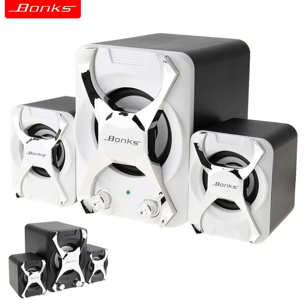 Сабвуфер двойной сабвуфер динамик HIFI ноутбук динамик экономичный ПК Компьютерные колонки бас ноутбук