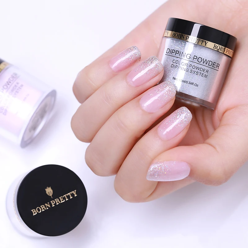 Порошок для ногтей BORN PRETTY акриловый полимерный порошок натуральная сушка без