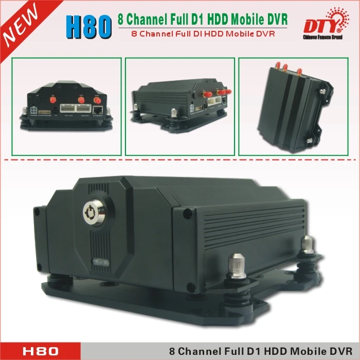 H80 4GW (с 4G gps WI FI) 8CH полный D1 HDD и SD карты мобильного DVR Поддержка xmeye облако CMS
