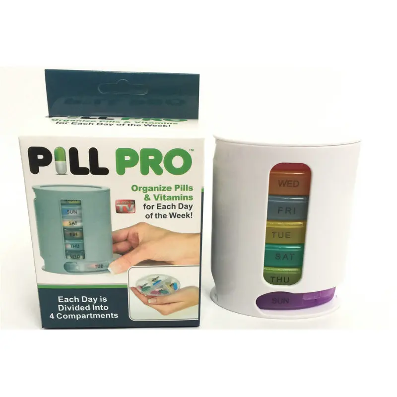 Outdoor portable creative medicine box seven-day medicine box capsule pillbox pillbox new products