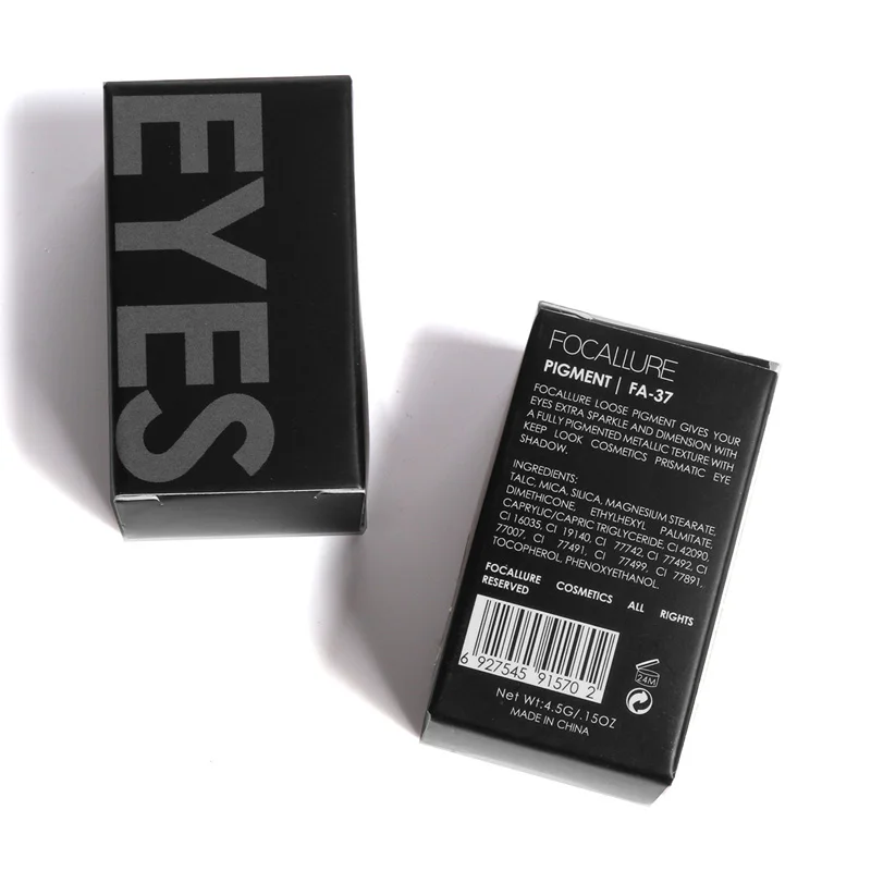 FOCALLURE Блеск тени для глаз Diamond металлик Loose Powder Водонепроницаемый Shimmer пигменты