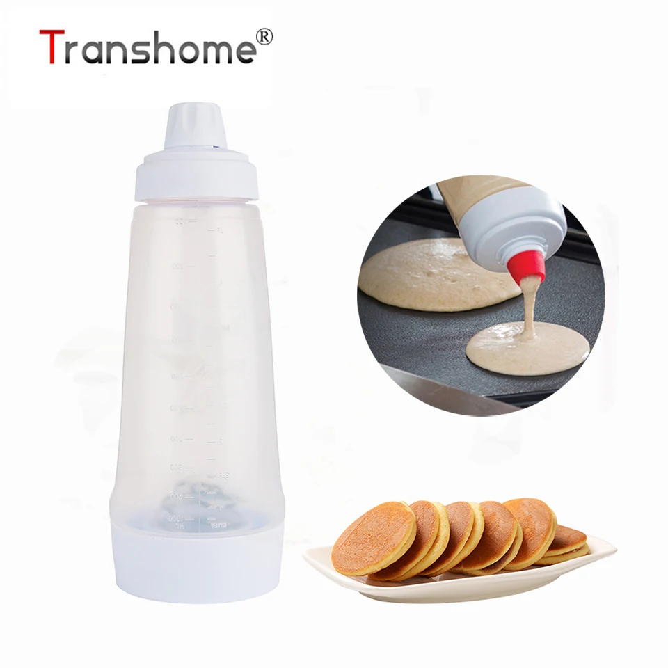 

Transhome Batter Mixing Bottle Cupcake Muffin Tool Pancake Dispenser Waffles Cake Decorating Tools Baking Tools For Kitchen