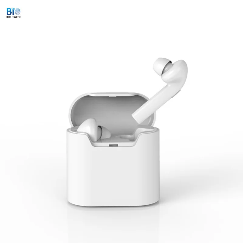 Buy Biosafe سماعات بلوتوث متوافقة المحمولة سماعات لاسلكية سماعات صغيرة ستيريو الموسيقى مع هيئة التصنيع العسكري صندوق شحن آيفون
