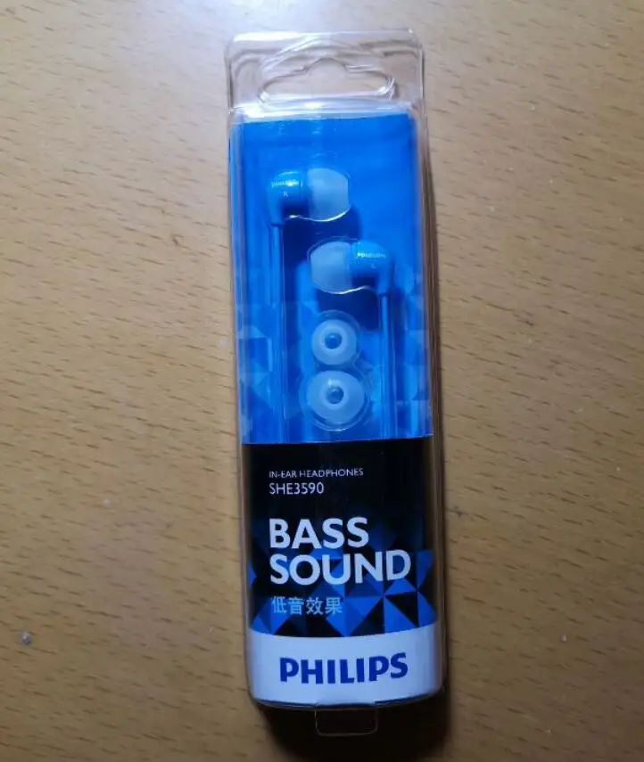 Philips SHE3590 профессиональные наушники вкладыши с многоцветным выбором