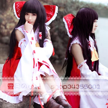 Костюм для косплея Аниме Touhou Project Reimu Hakurei любой размер|anime cosplay costumes|cosplay costumeanime |