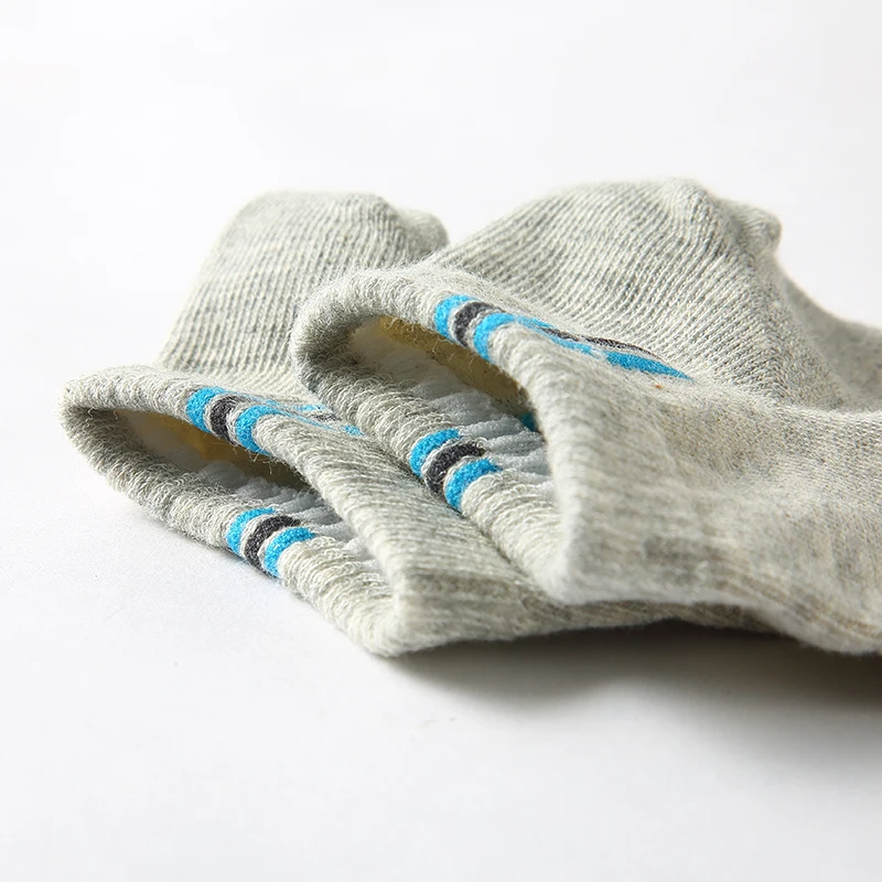 Бренд мужские носки короткие Чистый Цвет тапочки Хлопок лодыжки дышащие