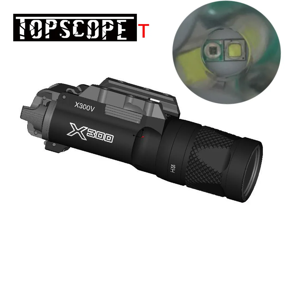 SF тактический светодиодный X300V IR Weaponlight X300 серия фонарик Белый и ИК выход подходит
