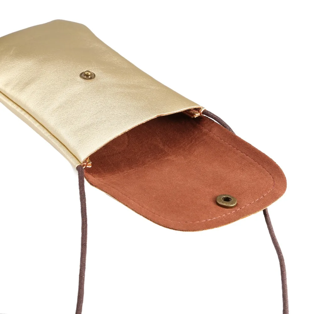 Универсальная кожаная сумка для телефона наплечный карман кошелек чехол шейный