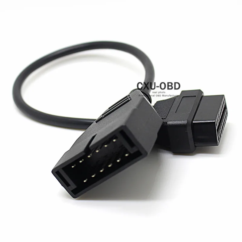 Диагностический Удлинительный кабель для G M 12 Pin 12Pin OBD 2 адаптер разъема obd2 obdii Daewoo