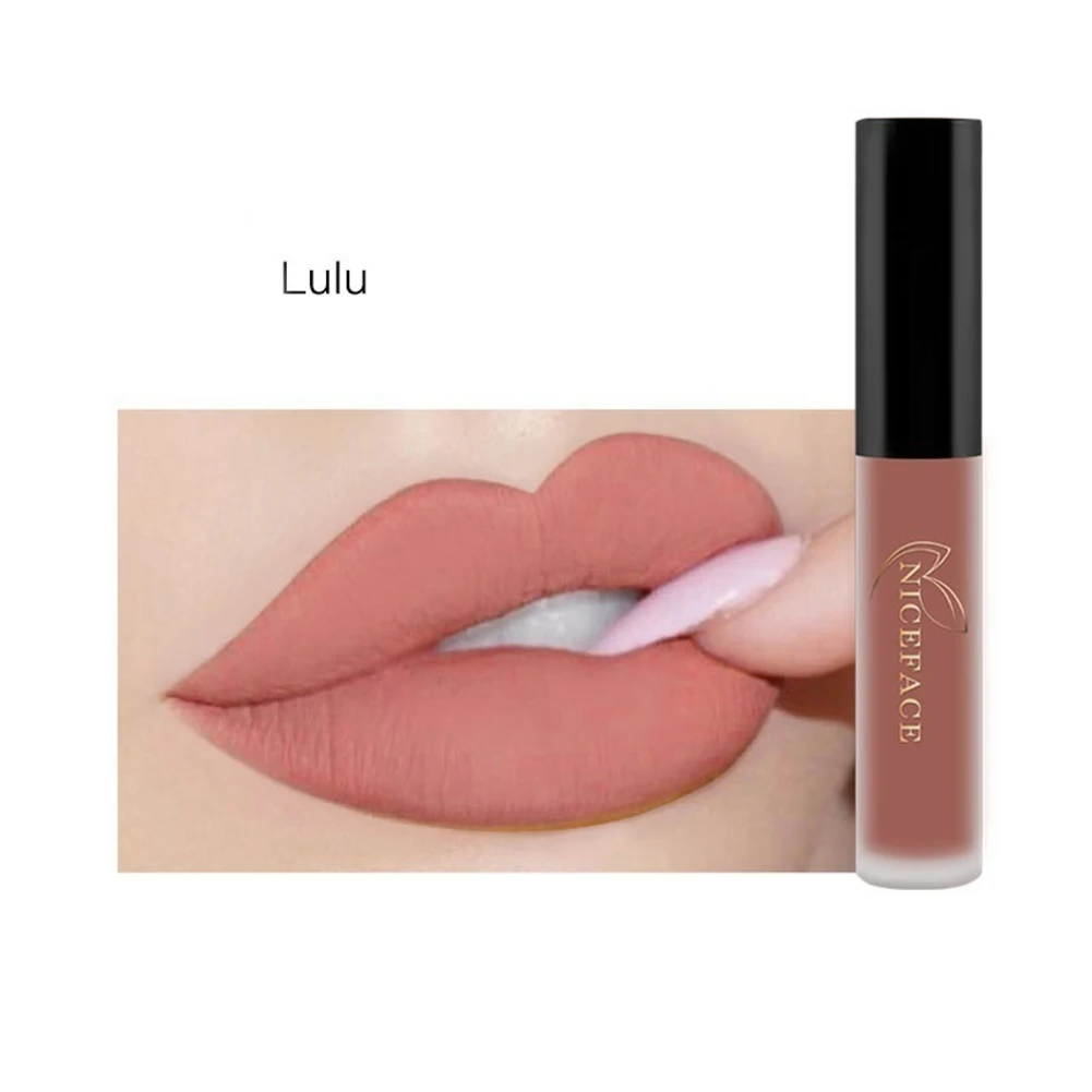 Long Lasting Matte Бархат Блеск для губ крем жидкая губная помада Для женщин