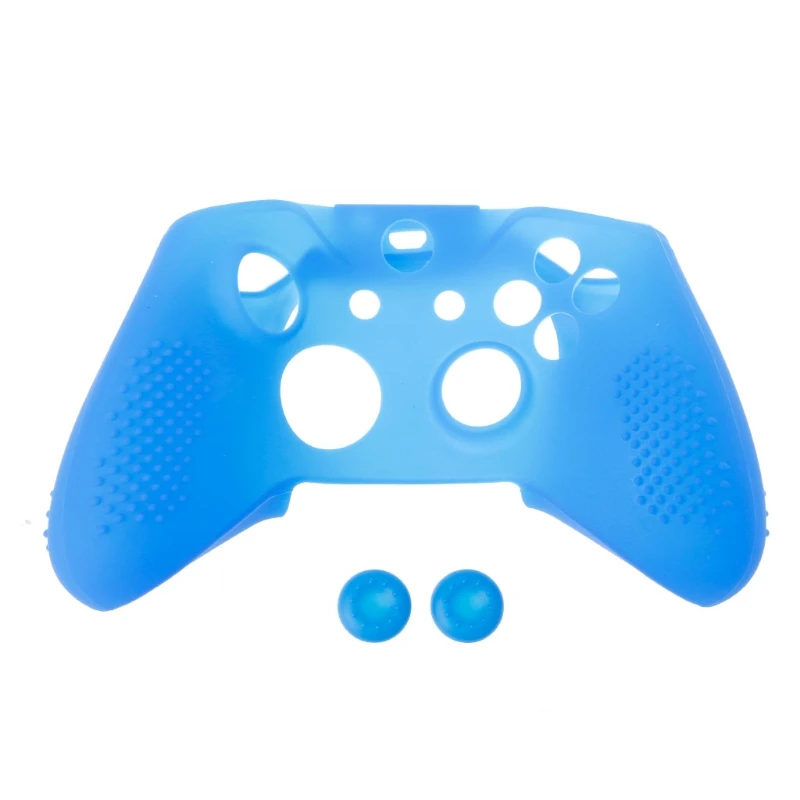 XINYUANSHUNTONG Противоскользящий силиконовый чехол 2 джойстика для Xbox One S Slim/X контроллер