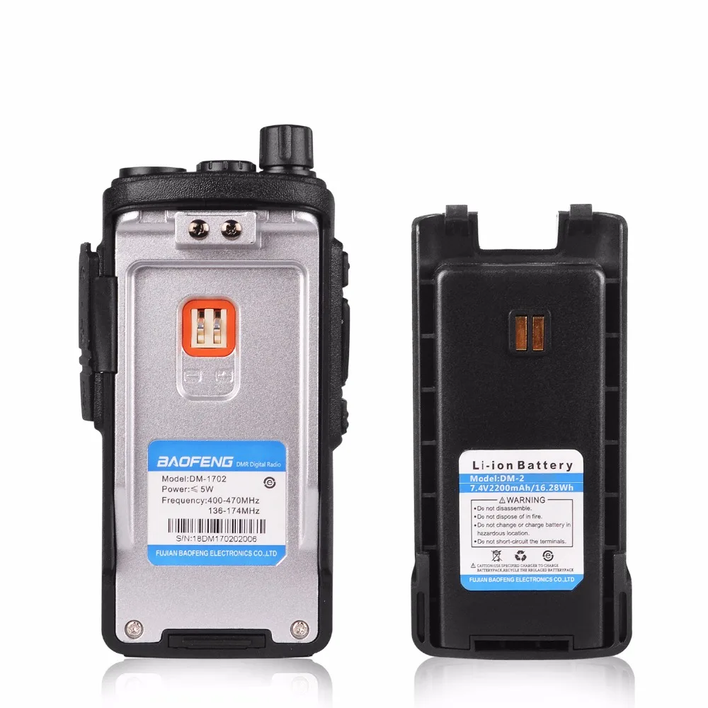 Baofeng dmr DM-1702 gps иди и болтай walkie talkie “иди и запись голоса vhf uhf приемно-передающая радиоустановка UV dual band 136-174& 400-470 МГц цифровое Любительское радио