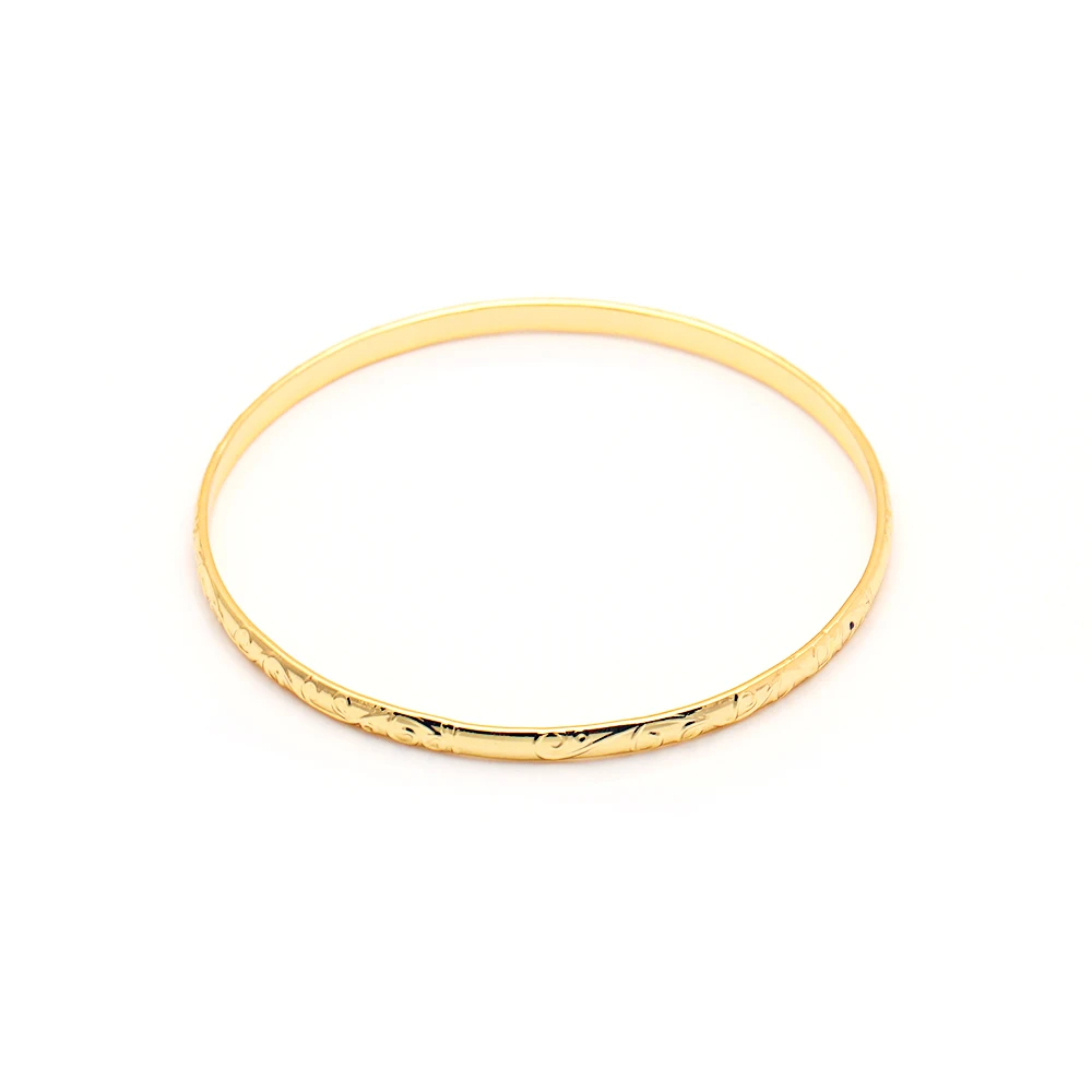 

Модный женский браслет, ювелирное изделие, толщина 2 мм, простой дизайн, 20 см, элегантный темпераментный браслет золотого цвета для вечеринк...