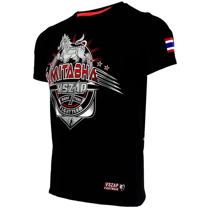 Футболка VSZAP Kampf Sanda Boxen MMA Спортивная футболка kampfart Фитнес тренировка муай тай