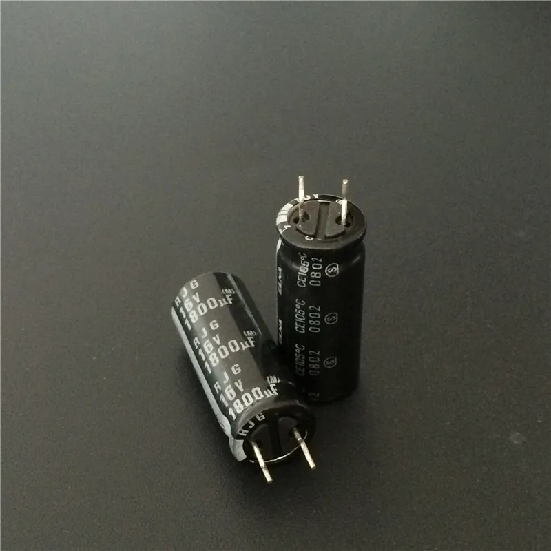 10 шт. 18мкФ 16В ELNA RJG серии 10х25мм 16V1800uF аудио класса конденсатор|audio grade capacitors|1800uf 16vaudio