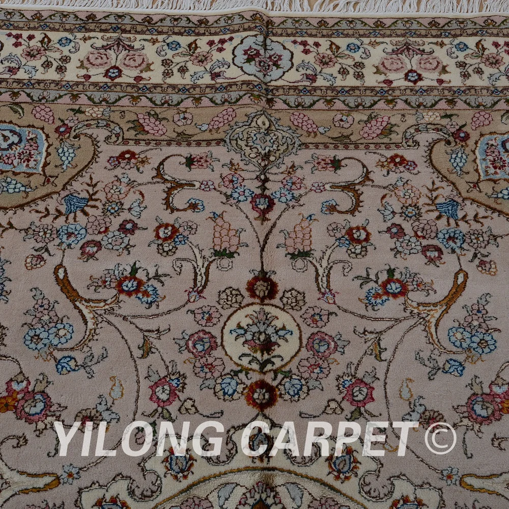 Yilong 6 'x 9' восточные кашмирские искусственные изысканные антикварные