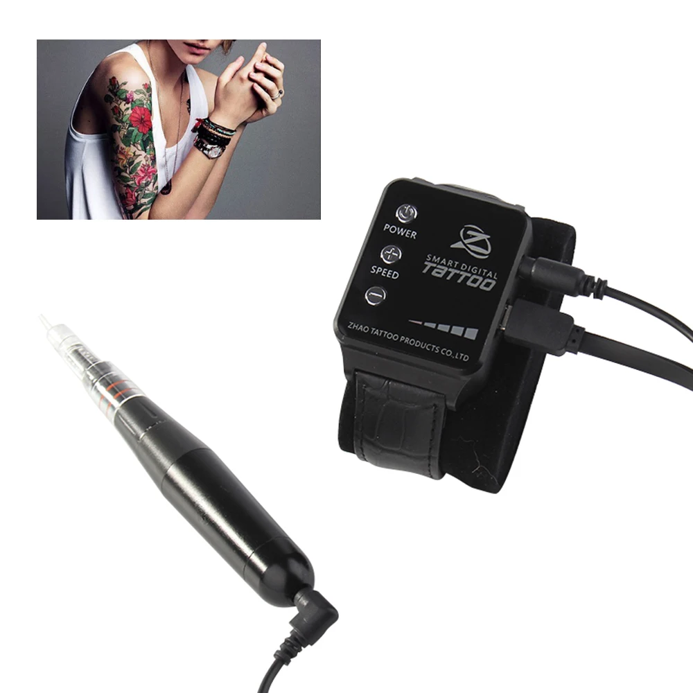 Manooby Временные татуировки Макияж Комплект Спрей набор с мини компрессор