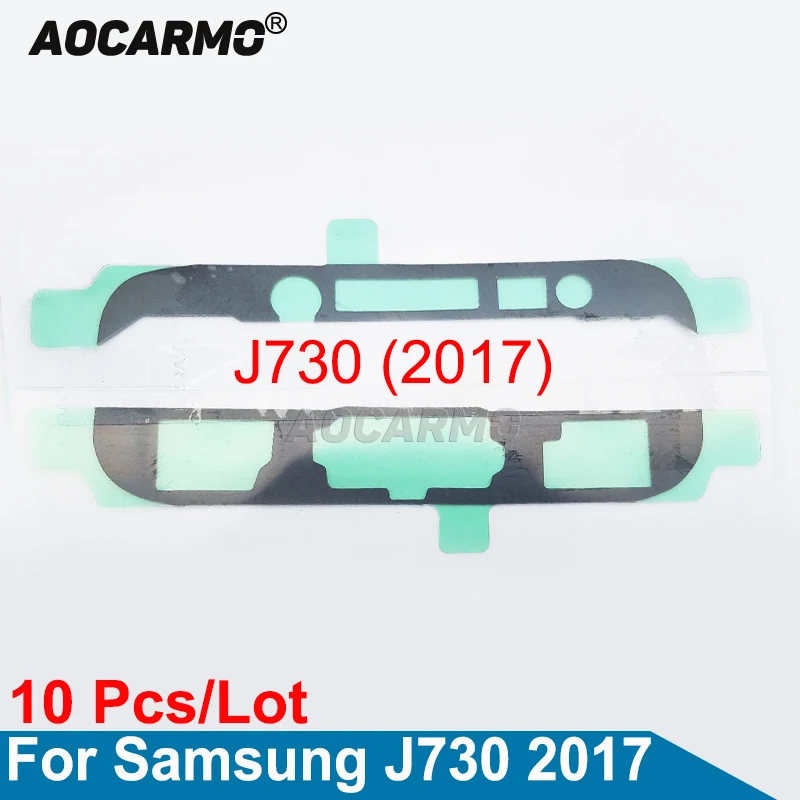 

Aocarmo 10Sets/Lot Front Frame Housing LCD Display Screen Adhesive Sticker Glue Tape For Samsung Galaxy J730 J7 2017 Version