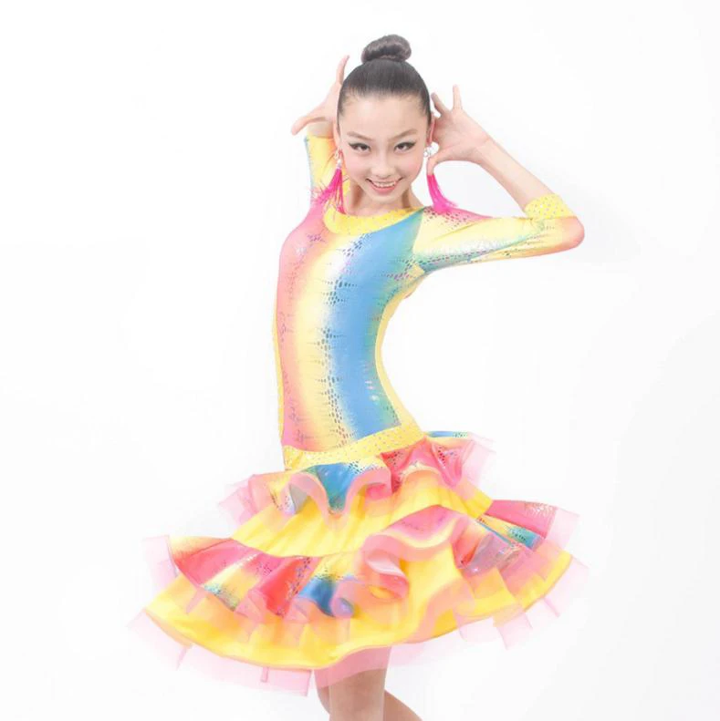 

New latin dance costumes senior sexy spandex half sleeves latin dance dress for women/girls latin dance dresses S-XL
