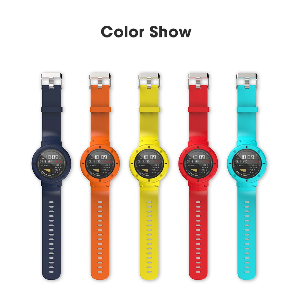 Силиконовый ремешок SIKAI для часов Huami Amazfit Verge, сменный удобный цветной браслет для часов Huami Amazfit 3