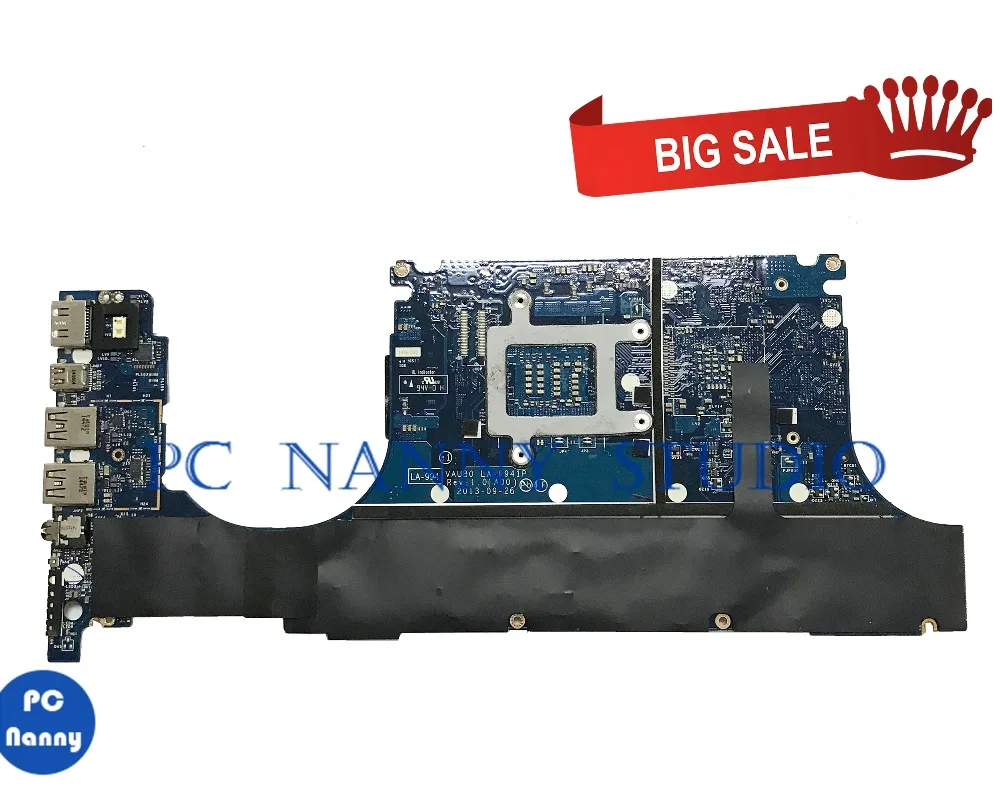 ПК Няня для Dell Xps 15 9530 Материнская плата ноутбука 0R99XN R99XN I7-4712hq Gt750m 2 Гб LA-9941P протестирована