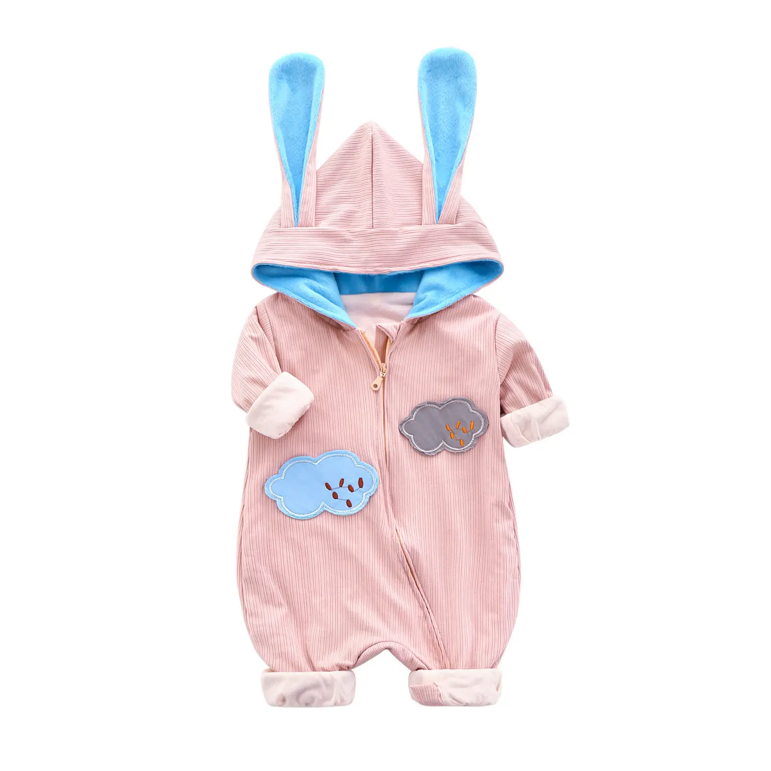 hyA1021 Pink Kimocat/Одежда для маленьких мальчиков; Детский комбинезон; одежда для малышей; комбинезоны для новорожденных из органического хлопка; Pasgeboren; детские комбинезоны; Kleding - Цвет: hyA1021 Pink