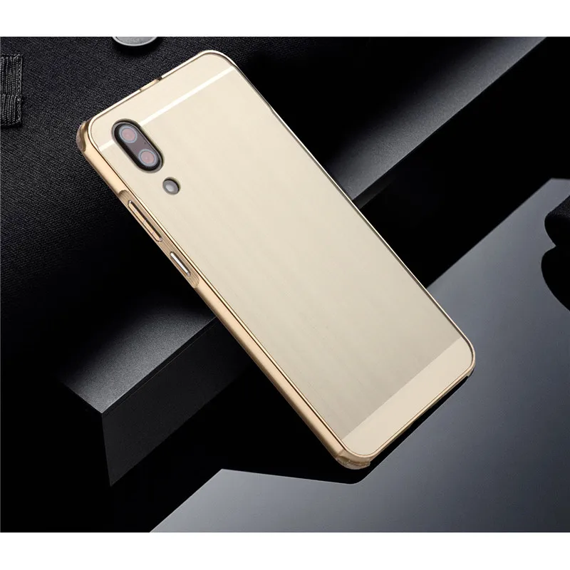 Huawei P20 EML-L29 EML-L09 чехол с металлическим покрытием рамка крышка кисточкой задняя