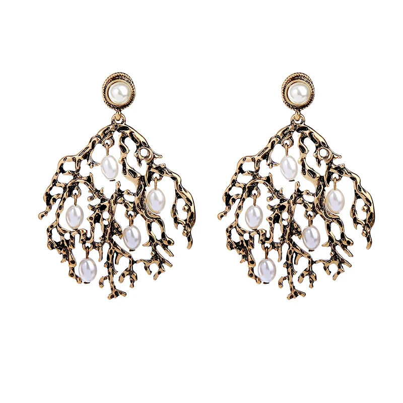 Серьги подвески ms с листьями|earrings earring|leaf earringsearring pendant |