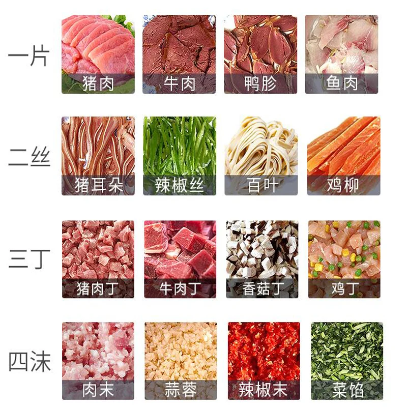 2200 Вт электрическая Коммерческая Мясорубка из нержавеющей стали резак для