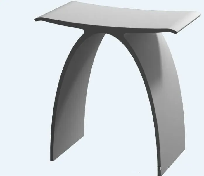 Идеальное изогнутое сидение для ванной комнаты верстак моделирования стул сауны