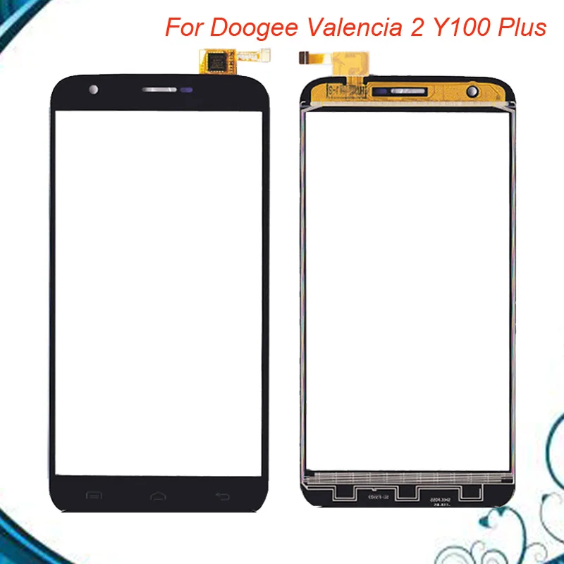 Высококачественный сенсорный экран Для Doogee Valencia 2 Y100 Plus стеклянная панель