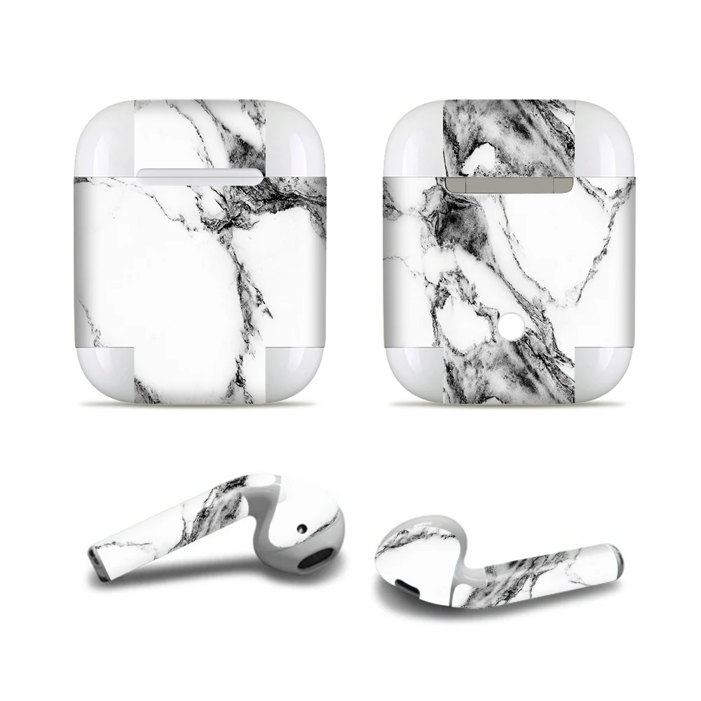 GOOYIYO стикер для наушников Apple AirPods 2 с беспроводной зарядной коробкой кожи DIY