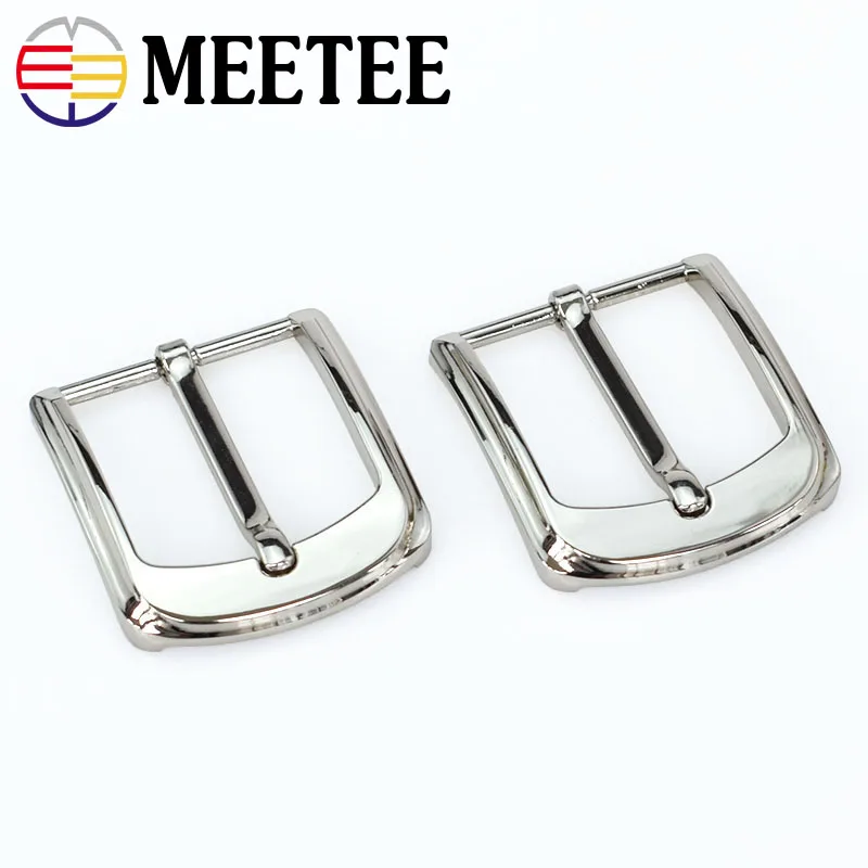 Meetee 5 шт. пряжки для ремня для мужчин кожевенное ремесло высокое качество цинковый сплав джинсы пряжка Ширина ремня 37-39 мм DIY аксессуары KY091