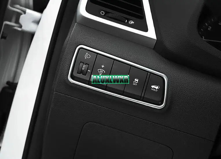 Подходит для hyundai Tucson нержавеющая сталь лампы фар кнопка включения рамки крышка салона планки интимные аксессуары укладки