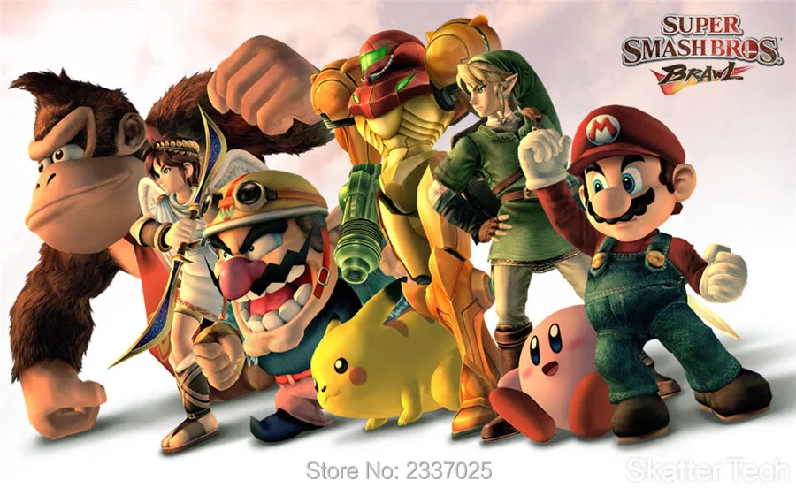 HD Печати Масляной Живописи Комиксов Nintendo Все Звезды Сталкер Искусство Украшения