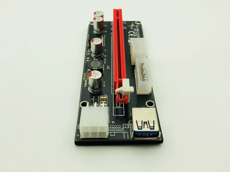 Переходное устройство 009s PCI Express E 1x к 16x переходное расширитель адаптера USB 3 0