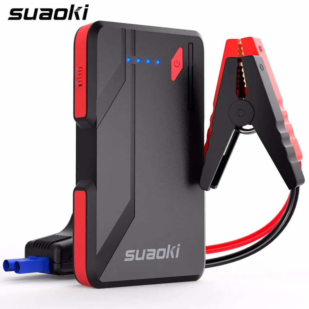 Suaoki P4 стартер 500A пик до 5.0L газ 2.0L дизельные двигатели Type C 5 В/3A порт быстрая