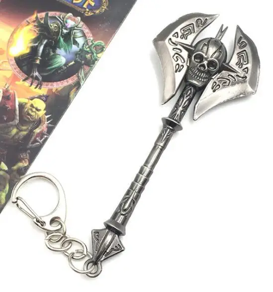 Черный WOW коллекция брелок 12 см модель оружия король лича Frostmourne The orde Alliance для игры Сувениры для поклонников подарки - Цвет: Черный