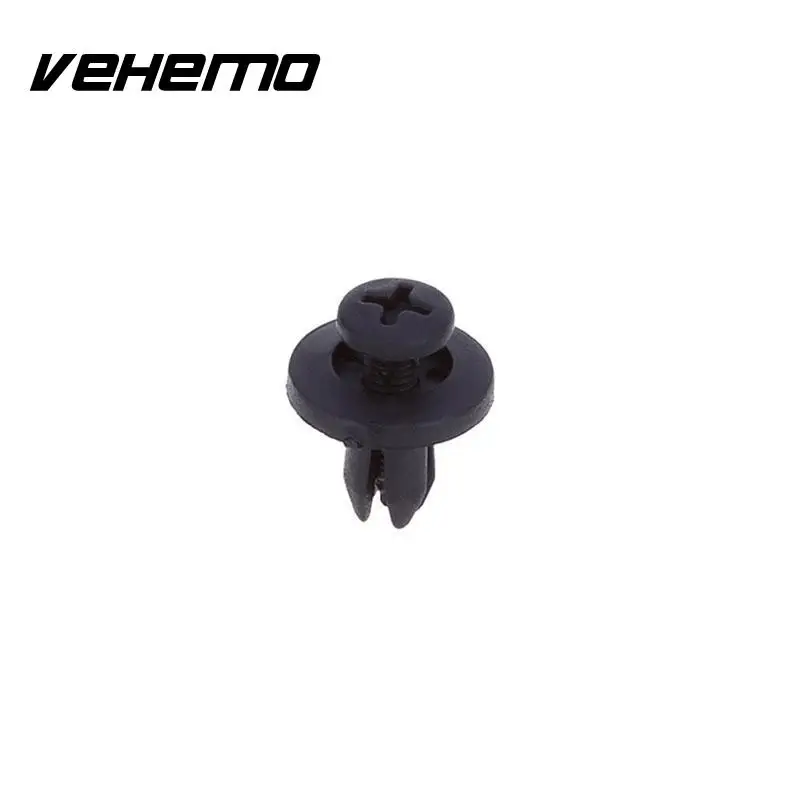 Vehemo 100 шт. 6 мм автомобильное отверстие пластиковый Заклепки Крепеж бампер