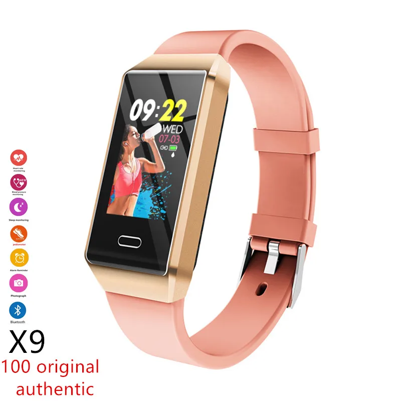 Смарт браслет X9 для мужчин и женщин пульсометр в режиме реального времени