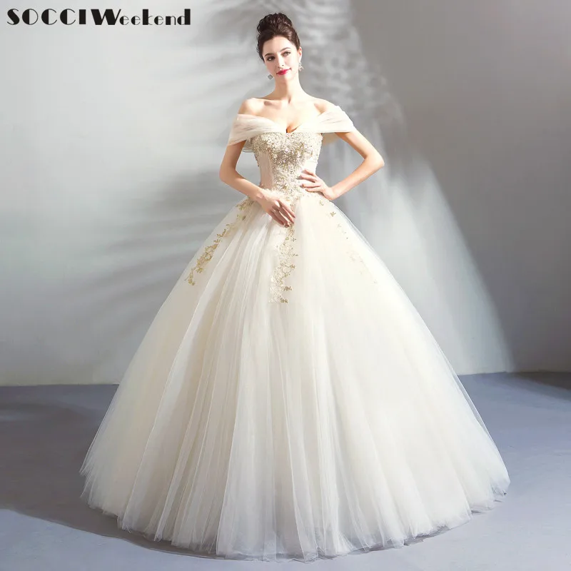 Роскошное Свадебное платье с кружевом Vestido De Novia Princesa винтажные свадебные платья