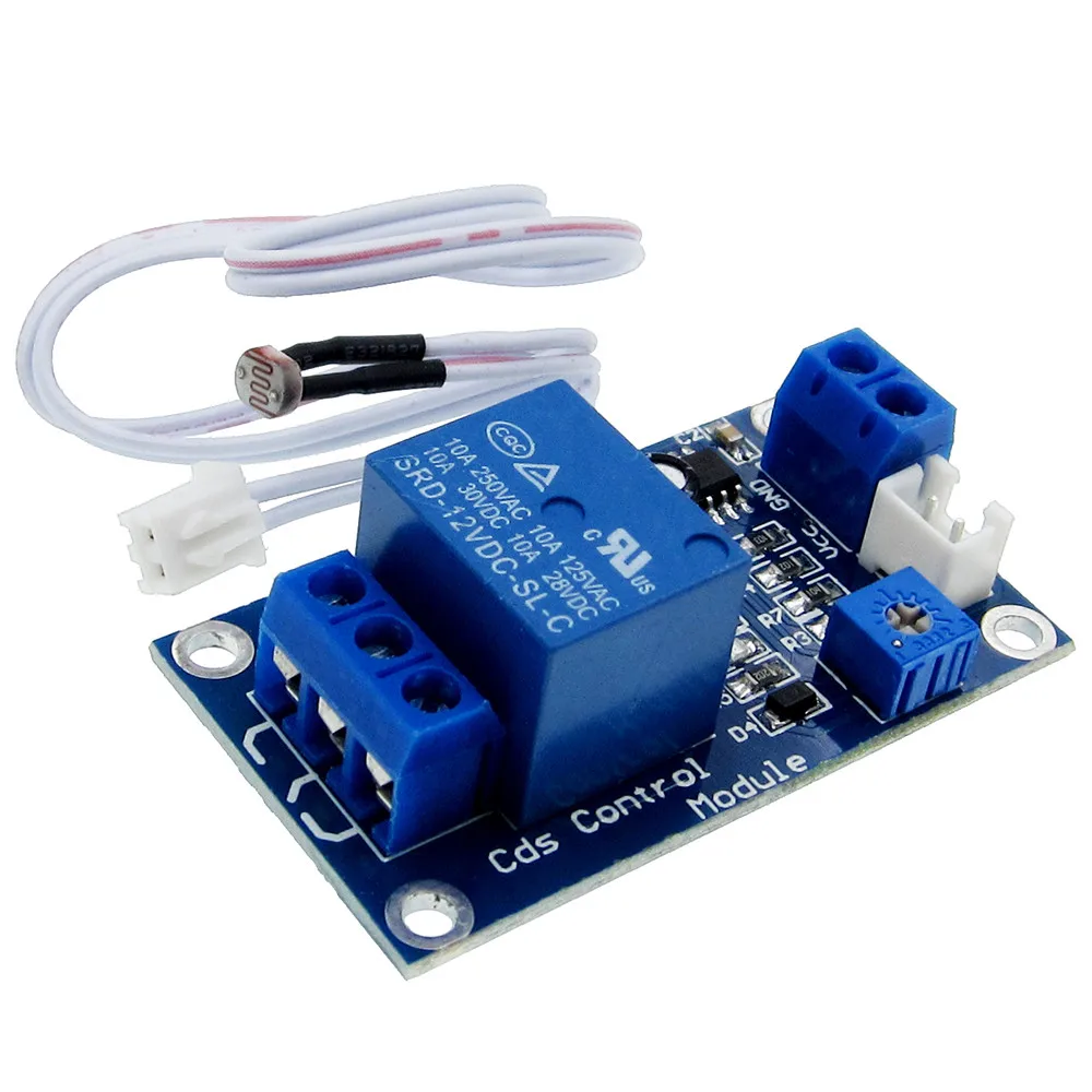 XH-M131 DC 5V / 12V Light Control Switch Photoresistor Relay Module Detection Sensor 10A brightness Automatic | Электронные